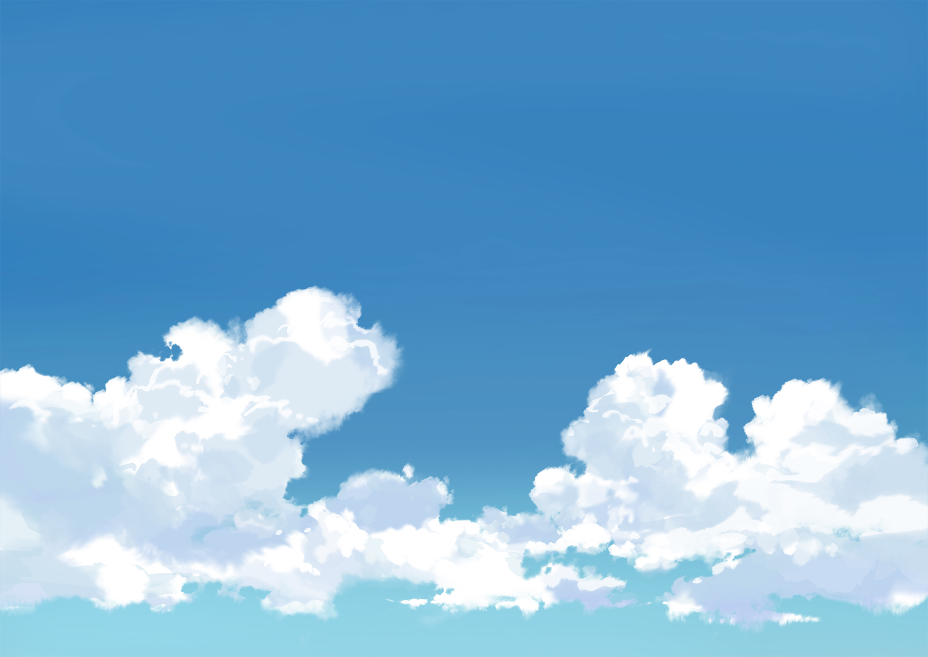 空・雲背景素材【psd】