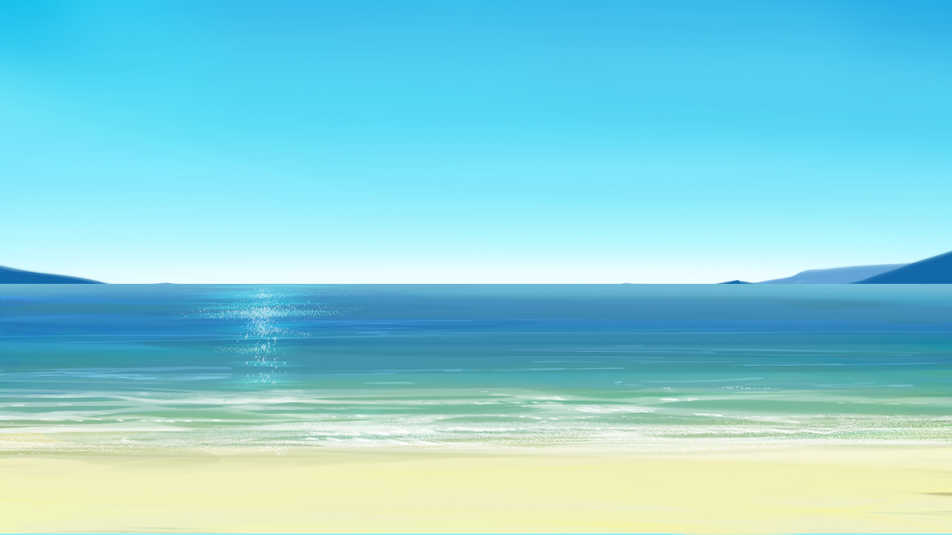 海 砂浜背景素材 Psd背景素材 背景支援サイト 背景ラボ